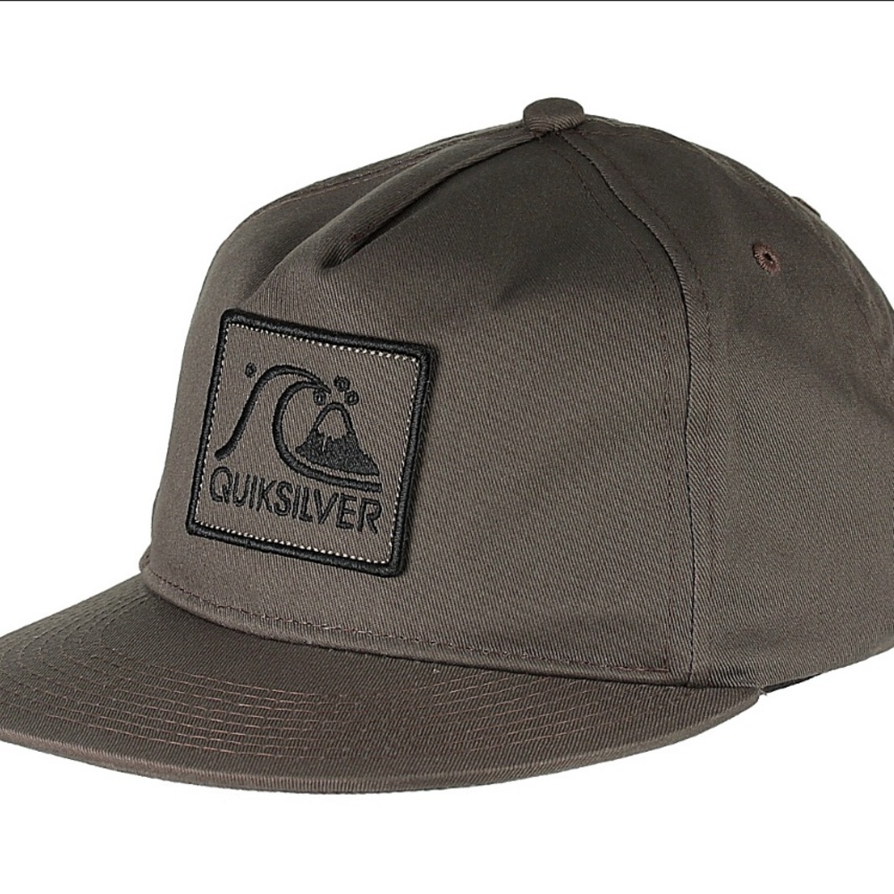Quiksilver Snapback Surf Cap, Olive Green‎ Beach Skate Wear Adult Adjustable